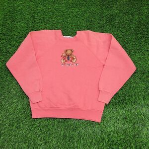 Vintage 90s Tultex Sweatshirt Womens Small 17x21 Pink USA